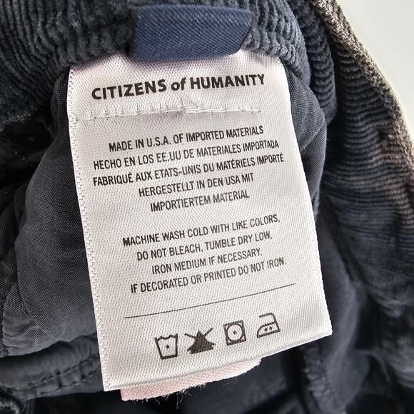 Citizens of Humanity Isola Corduroy 70s Flare Leg Retro Pants Sz 29 Stretch - Picture 11 of 14